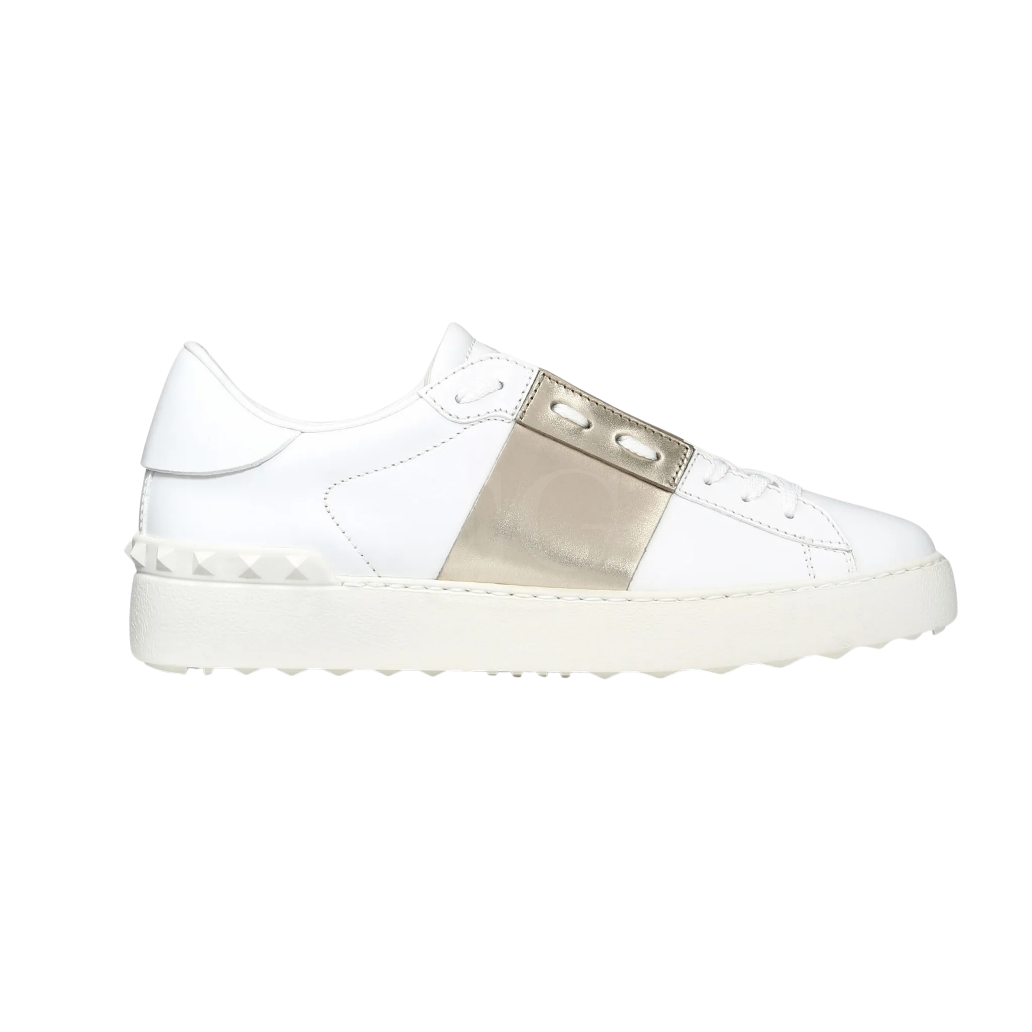 Valentino Garavani Open Sneakers With Metallic Stripe