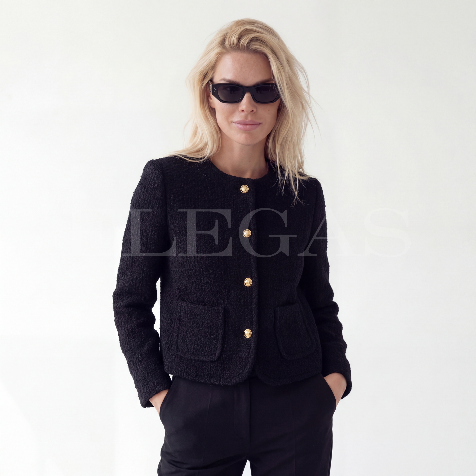 Celine Icone Jacket IN Wool Natté