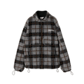 Miu Miu Checked Teddy Zipper Jacket