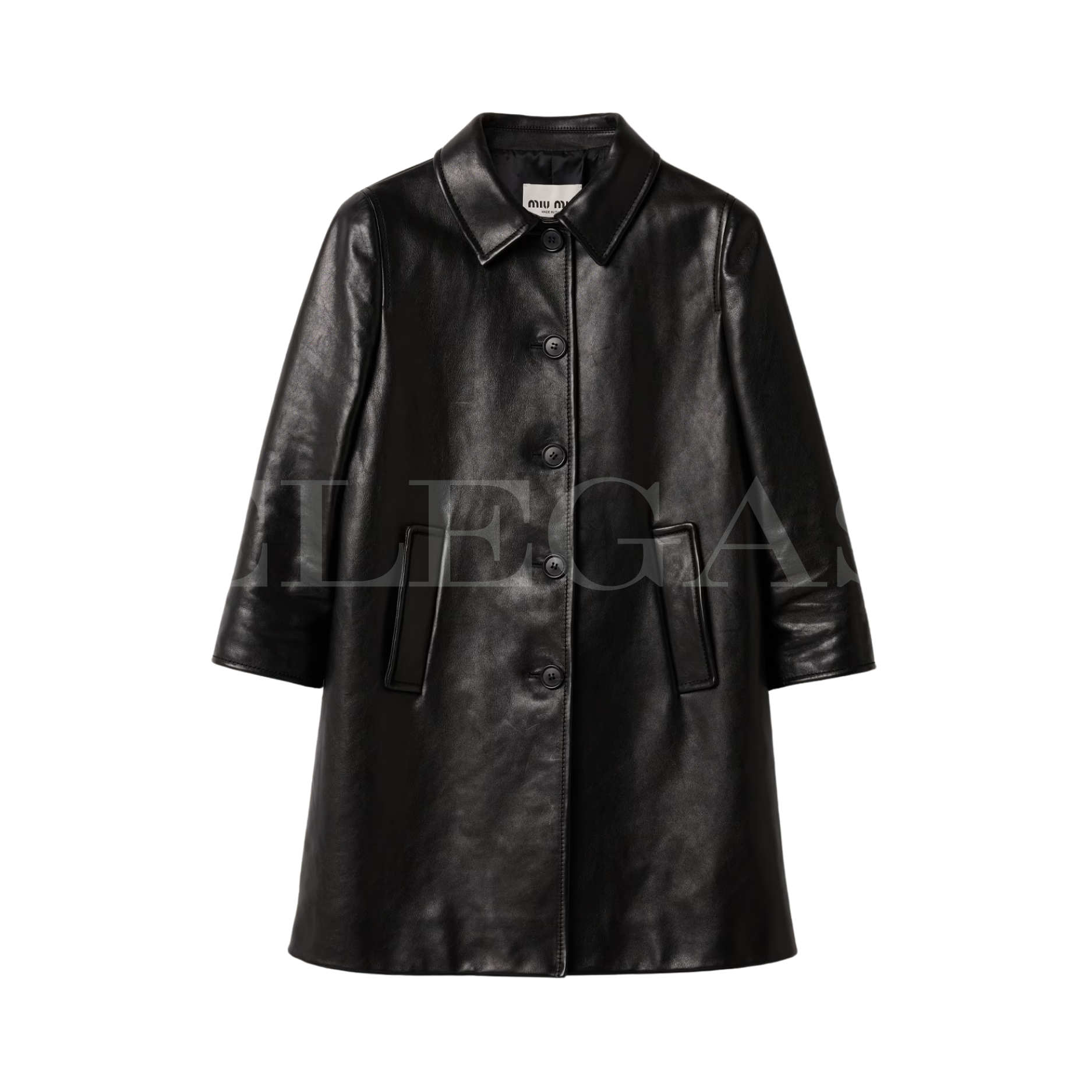 Miu Miu Leather Coat