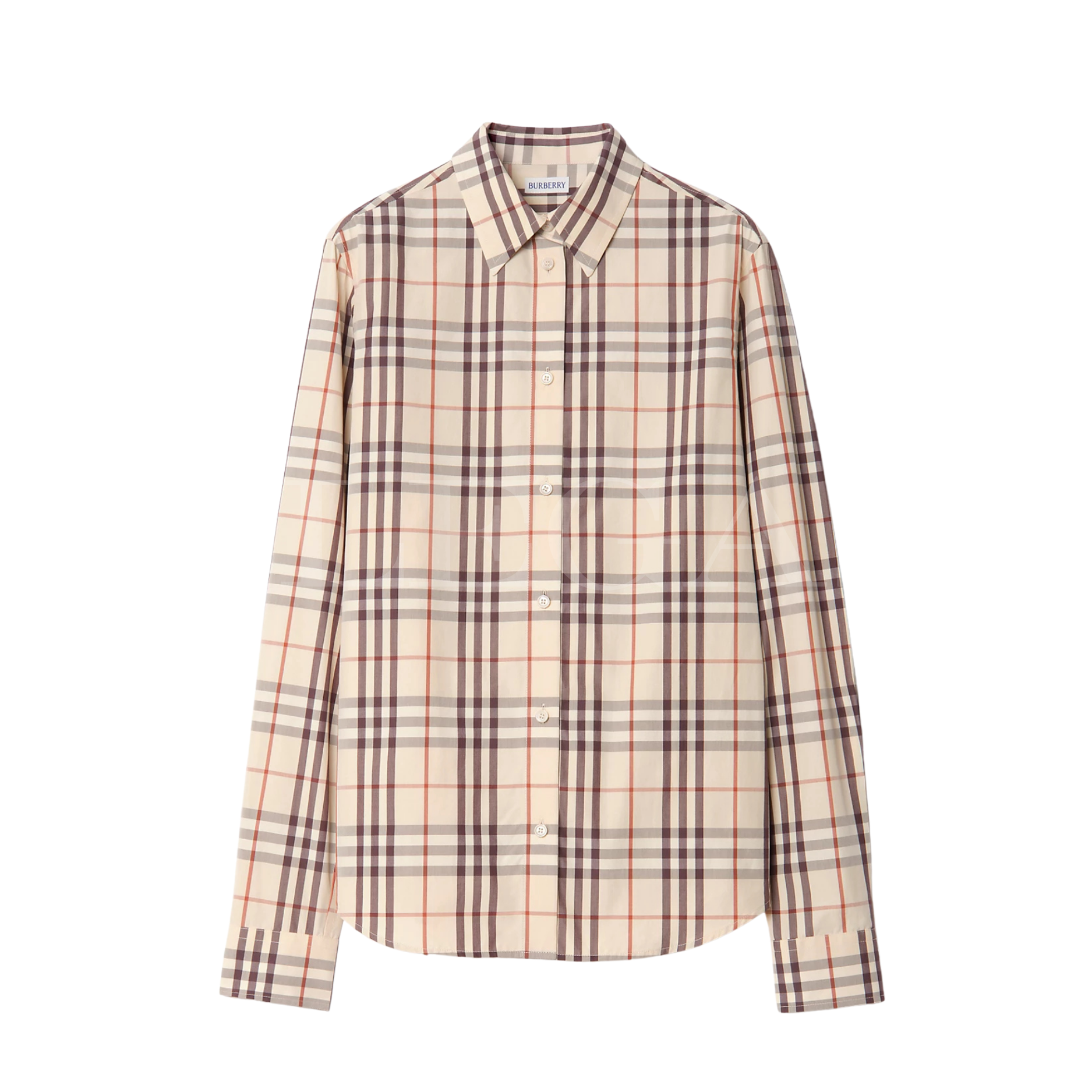 Burberry Regular Fit Check Cotton Shirt