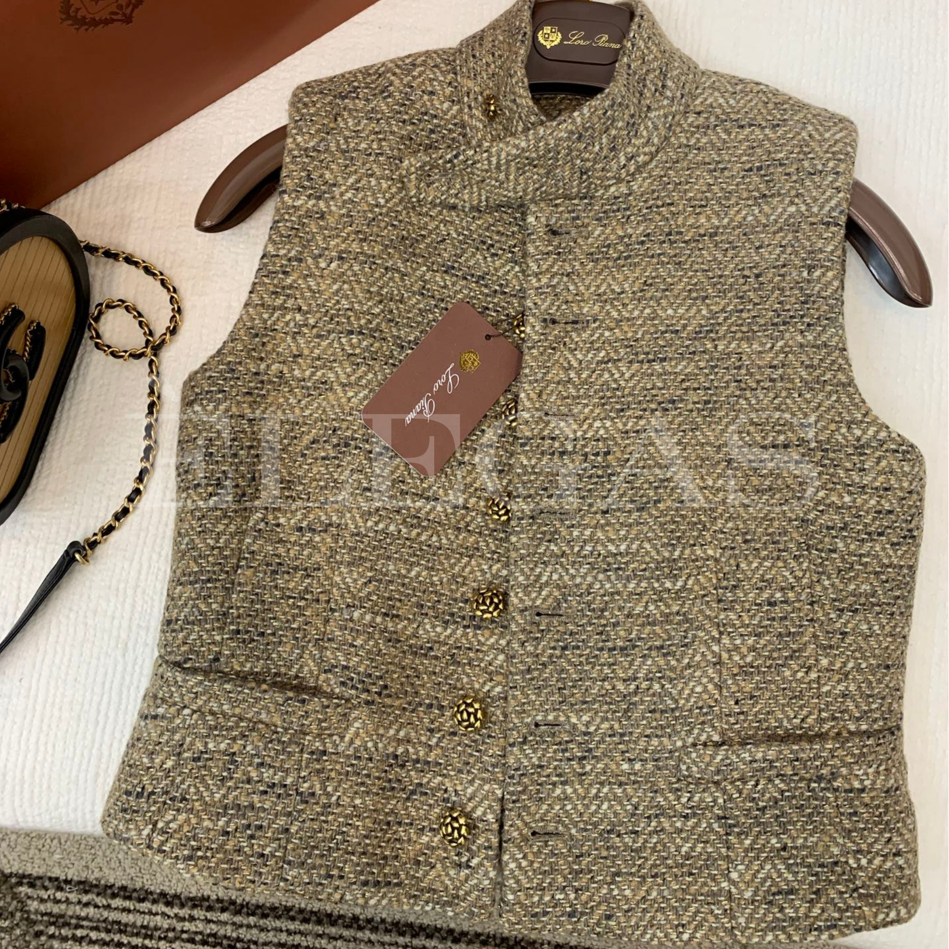 Loro Piana Tweed Vest