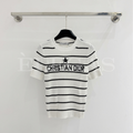 Dior Striped Knit Top