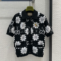 Gucci Floral GG Knit Cardigan