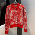 Fendi FF Logo Knit Cardigan
