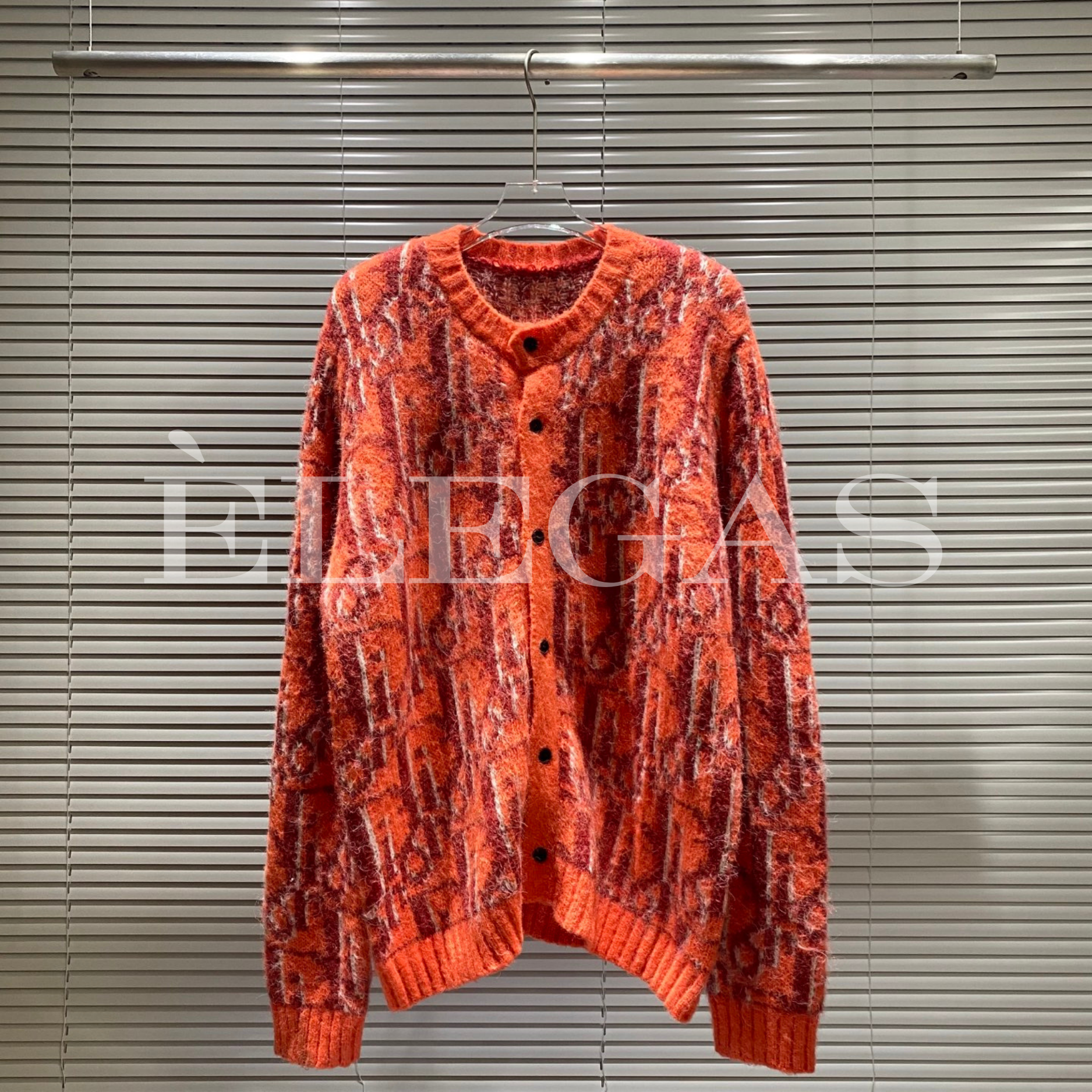 Dior Logo Pattern Knit Cardigan