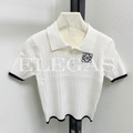 Loewe Anagram Knit Polo Top