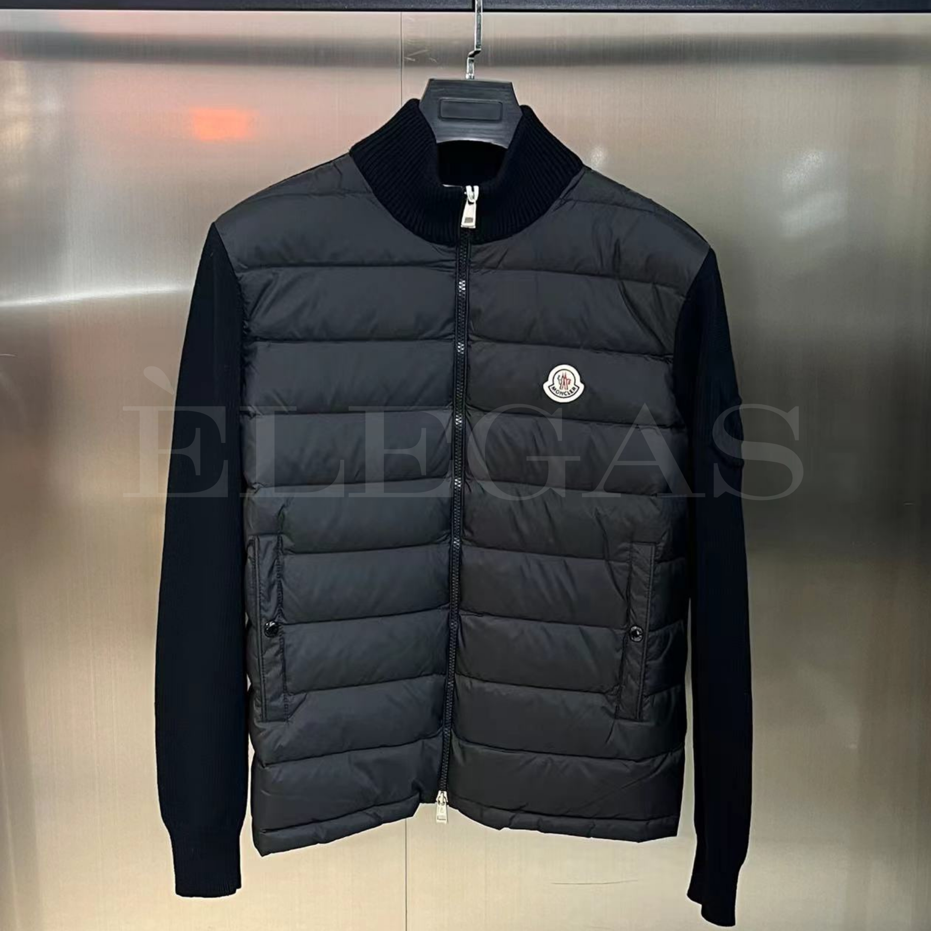 Moncler Logo Patch Puffer Jacket