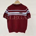 Miu Miu Striped Knit T-shirt