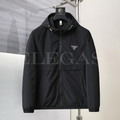 Prada Hooded Zip Jacket