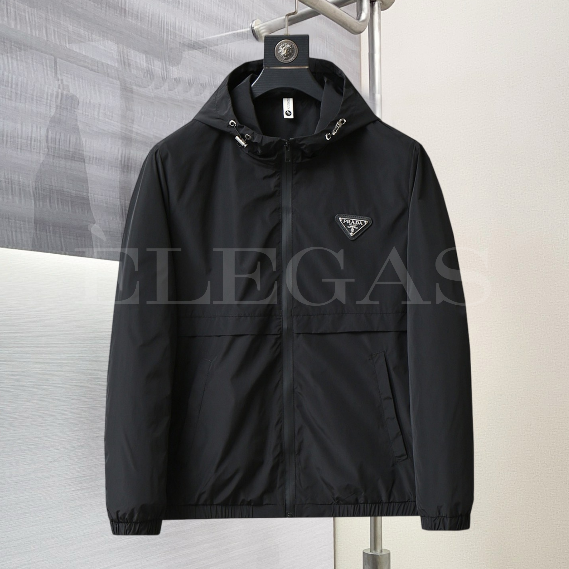 Prada Hooded Zip Jacket