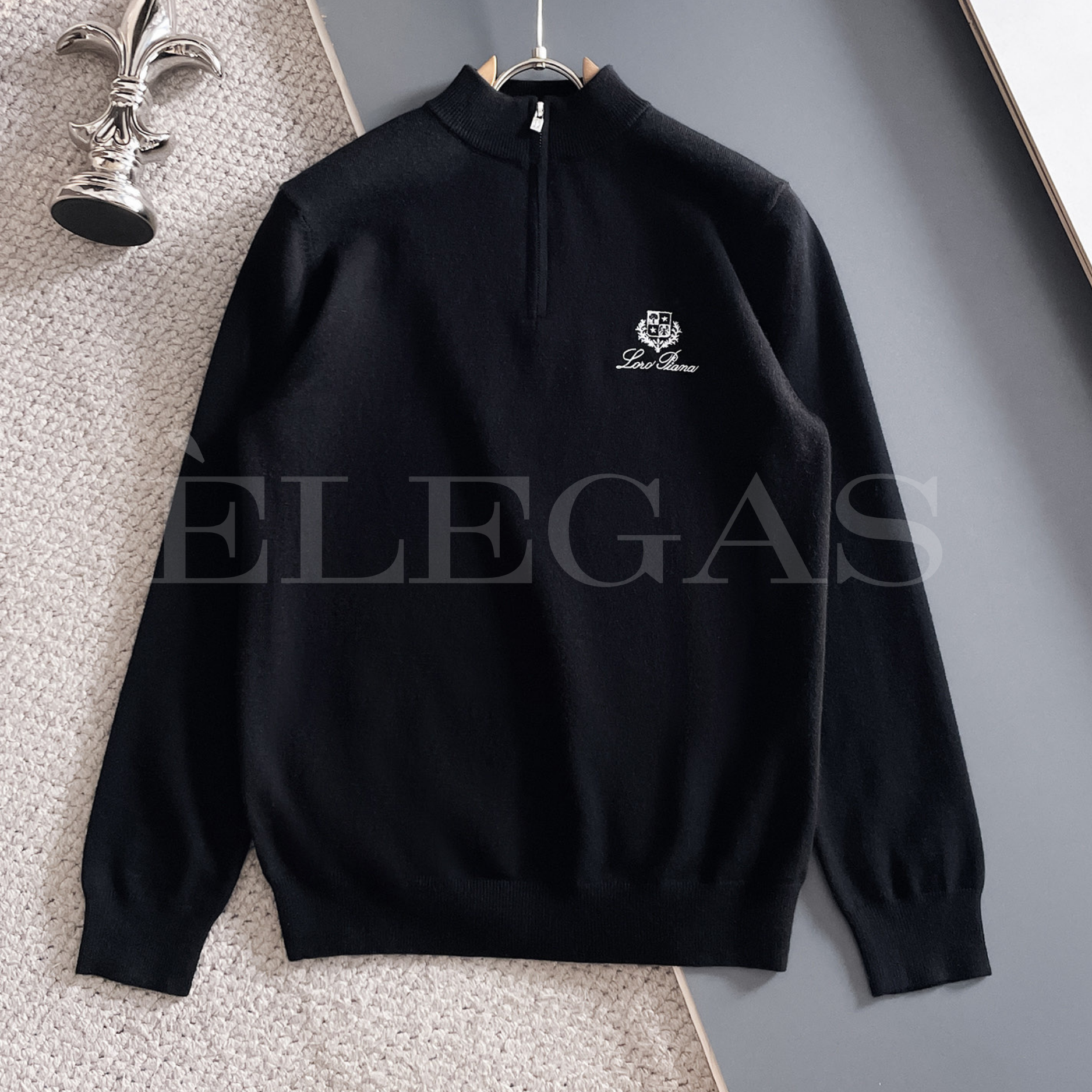 Loro Piana Half-Zip Knit Sweater