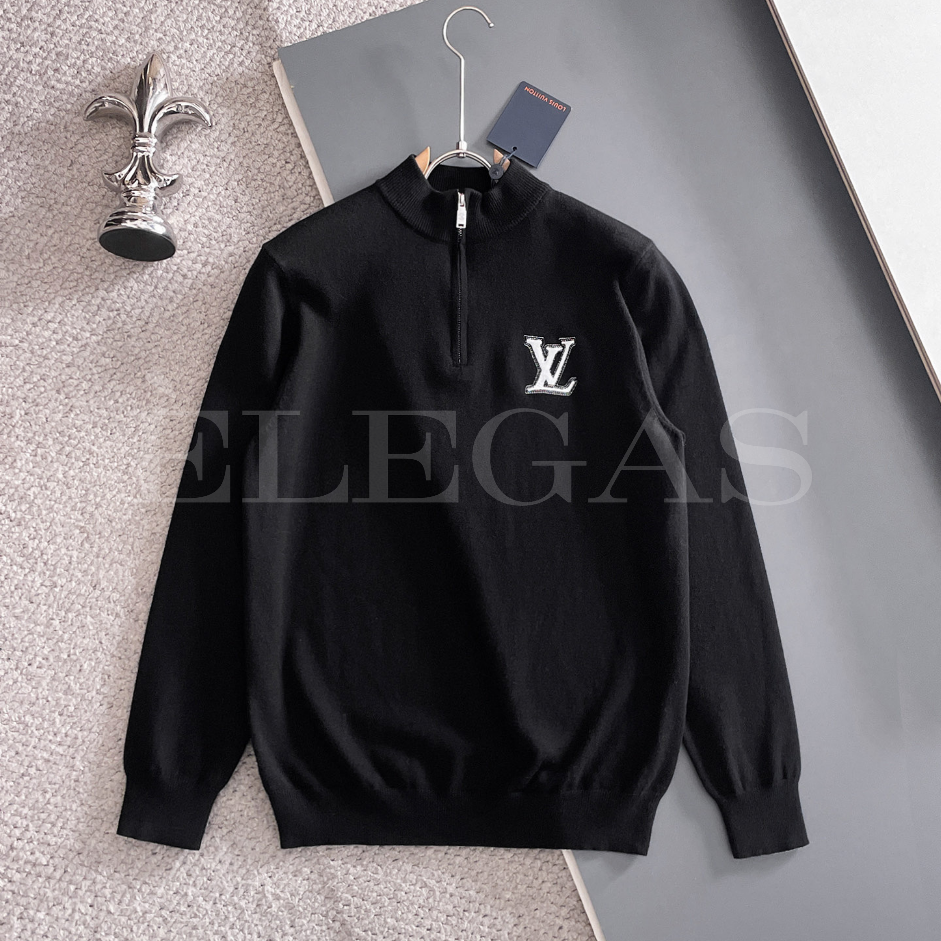 Louis Vuitton Half-Zip Knit Sweater