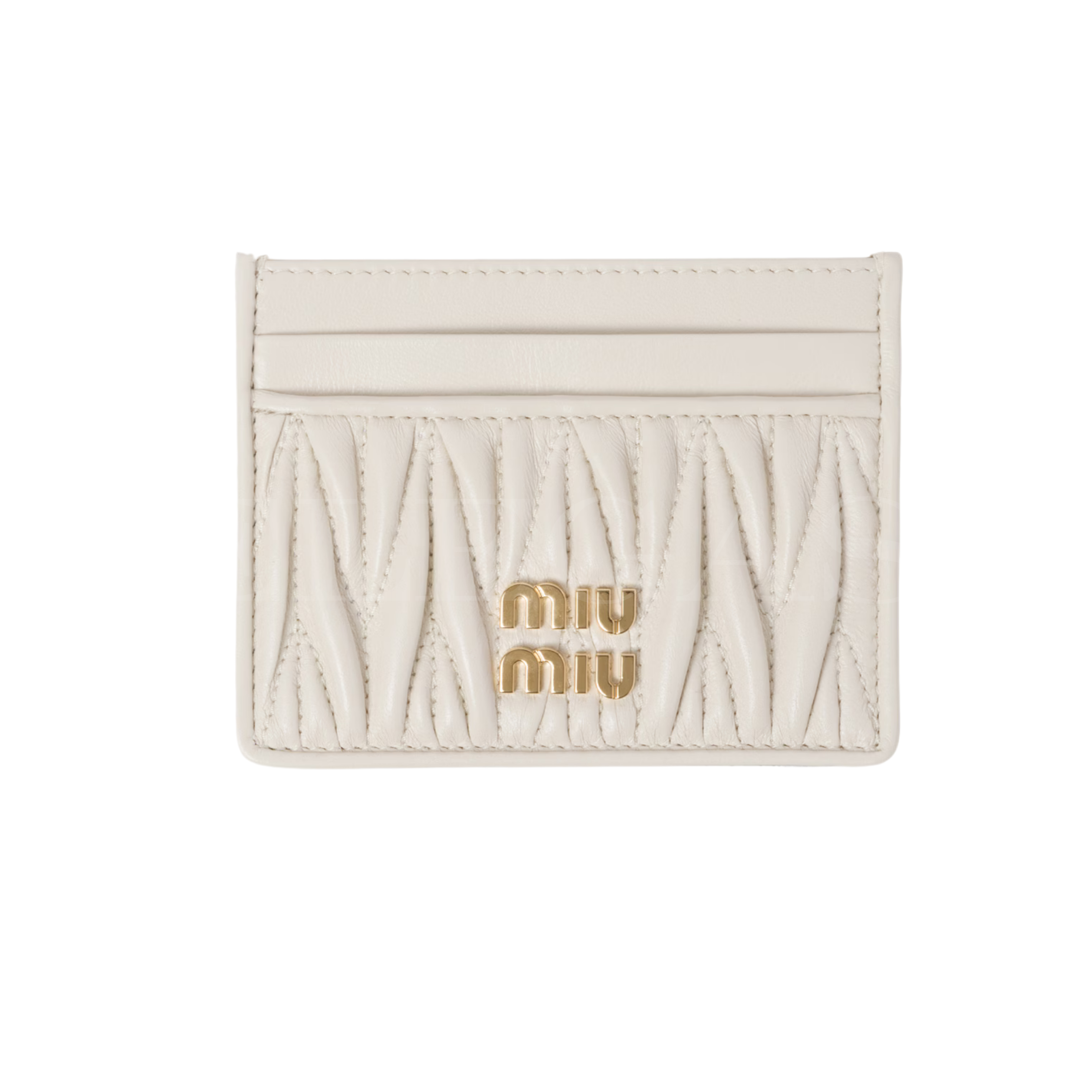 Miu Miu Matelassé Nappa Card Holder