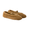 Prada Shearling Ballet Flats