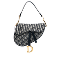 Dior Oblique Canvas Saddle Bag